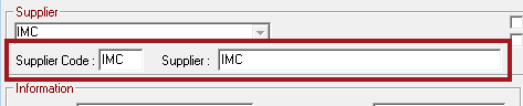 The IMC supplier with the Add button circled in the interface section.