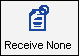 the Receive None toolbar button.