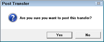 Message asking you to confirm the transfer.