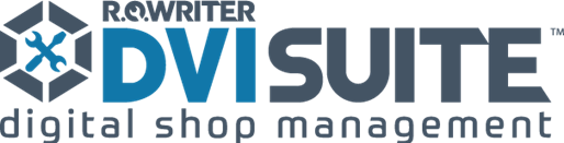 The R.O. Writer DVI Suite logo in color.