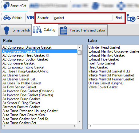 keyword search results.