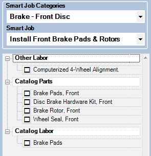 A selected Smart eJob.