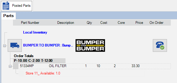 A part on the Post Parts tab.