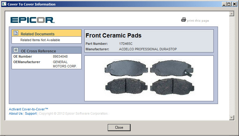 Epicor cover to cover information.