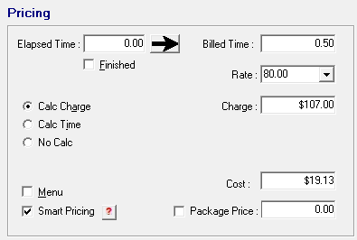 The Pricing section.