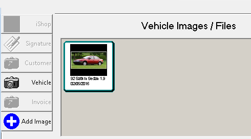 the thumbnail of an image that was saved to the reference tab.