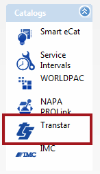 The Transtar icon in the Quick Launch.