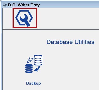 The database utilities window in RO Tray.