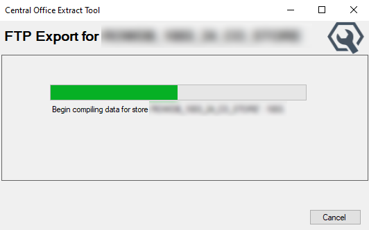 The store export process.